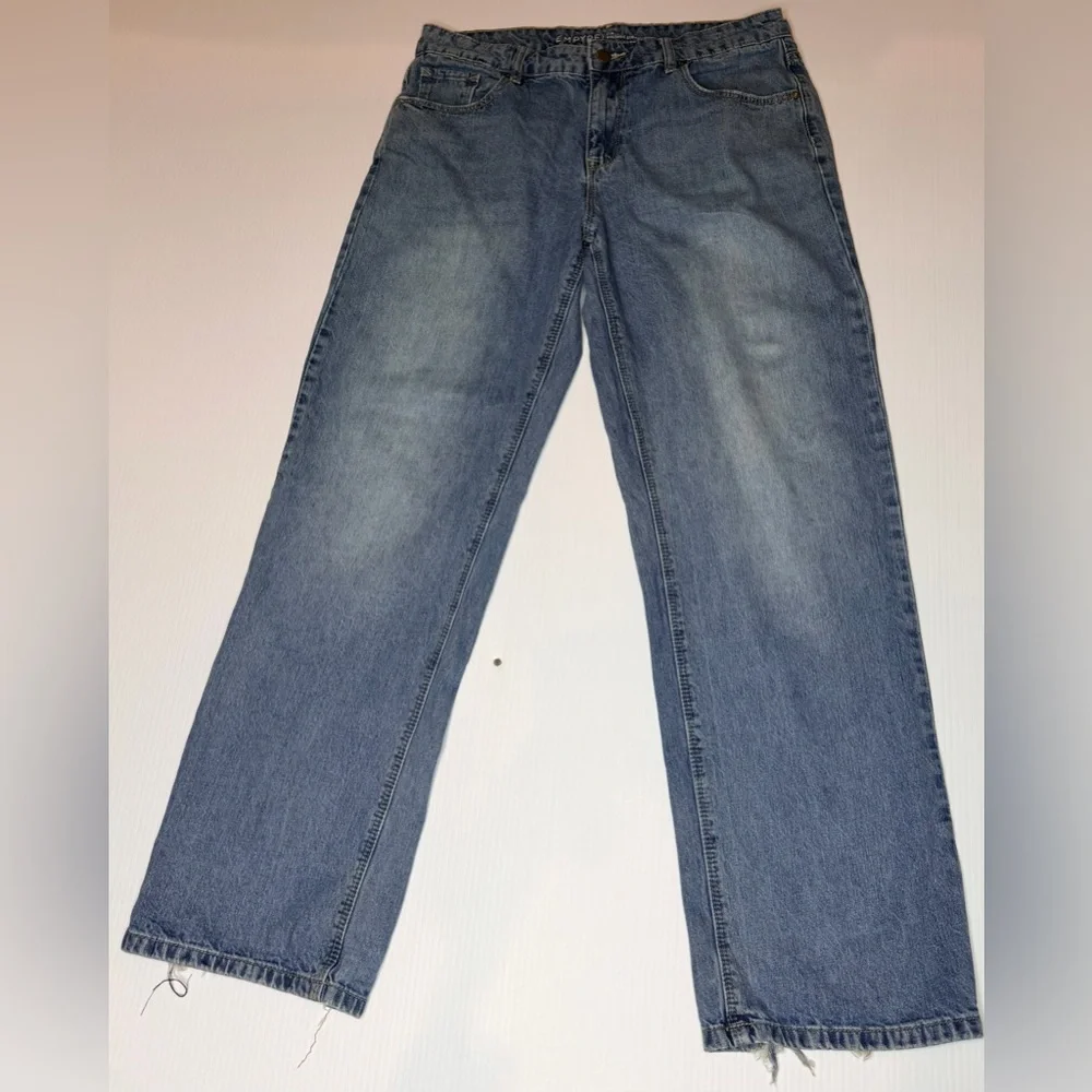 Empyre Zia Low-Rise Vintage Straight Jeans Heavily Distressed/Skater Vibe Size 6